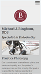 Mobile Screenshot of binghamendodontics.com